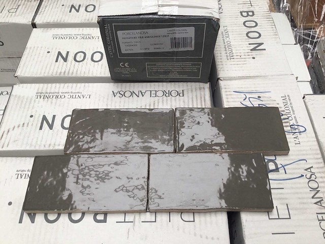 Piet boon siganture ash glans wandtegel 7,5x15 cm 9 m² - afbeelding 1 van  4
