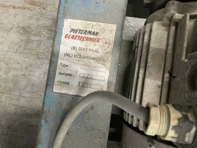 Pieterman glastechniek vacuum glashefjuk met vacuumpompunit - afbeelding 5 van  6