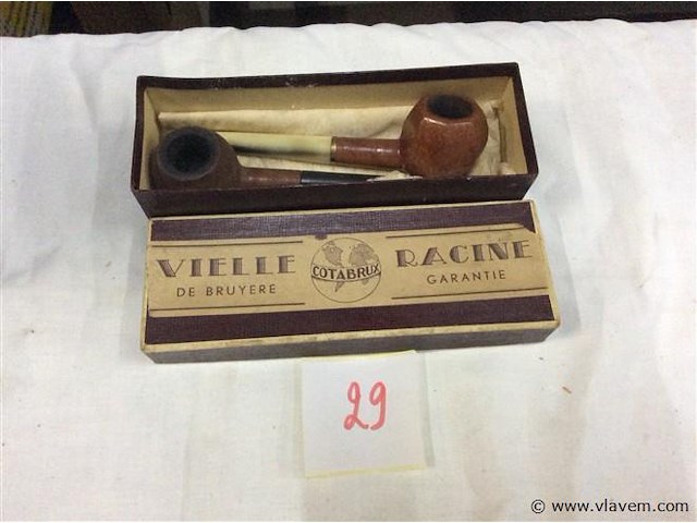 Pijpen in doosje - afbeelding 1 van  2