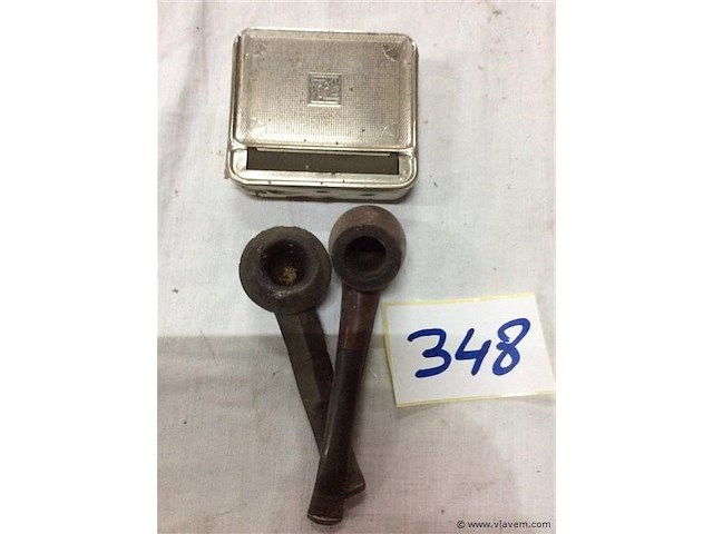 Pijpen + tabaksdoos - afbeelding 2 van  2