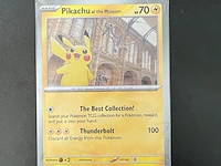 Pikachu at the museum promo-pokémon-kaart (in groot formaat)