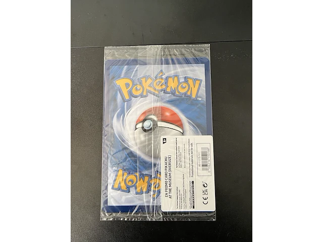 Pikachu at the museum promo-pokémon-kaart (in groot formaat) - afbeelding 5 van  8