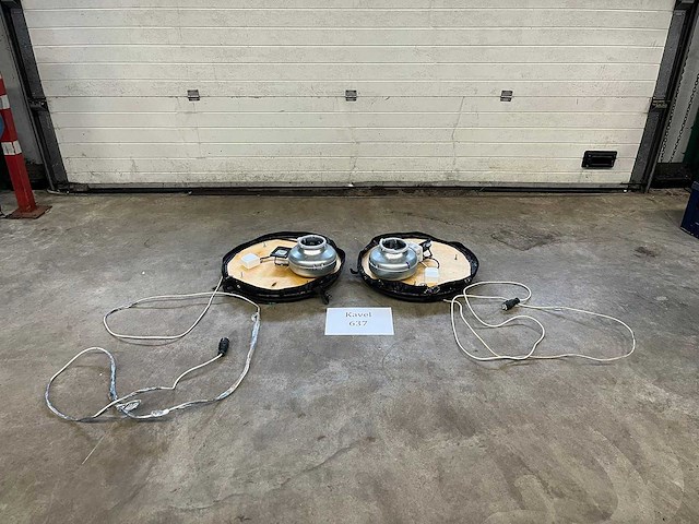 Pilaren blower met licht (2x) - afbeelding 2 van  2