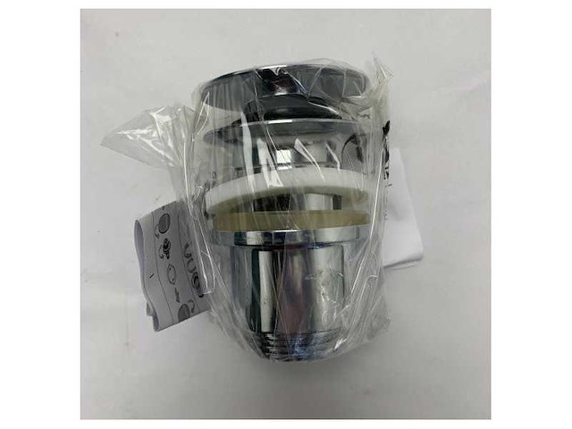 Pilette klik - klak 1 1/4 inch met overloop - chrome - 4823.00oc.1 - afbeelding 2 van  4