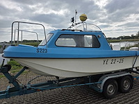 Pilot - zeewaardig - visboot met trailer en 50 pk evinrude etec - afbeelding 2 van  44