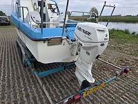 Pilot - zeewaardig - visboot met trailer en 50 pk evinrude etec - afbeelding 4 van  44
