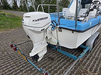 Pilot - zeewaardig - visboot met trailer en 50 pk evinrude etec - afbeelding 5 van  44