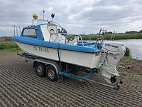 Pilot - zeewaardig - visboot met trailer en 50 pk evinrude etec - afbeelding 11 van  44