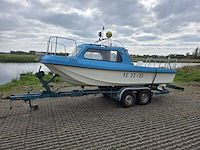 Pilot - zeewaardig - visboot met trailer en 50 pk evinrude etec - afbeelding 40 van  44