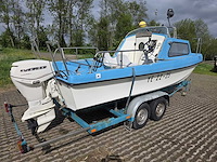 Pilot - zeewaardig - visboot met trailer en 50 pk evinrude etec - afbeelding 41 van  44