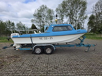 Pilot - zeewaardig - visboot met trailer en 50 pk evinrude etec - afbeelding 43 van  44