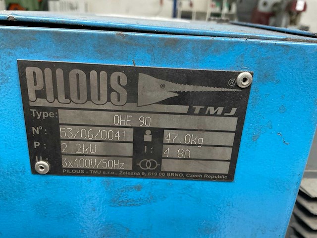 Pilous ohe 90 rondborstelmachine - afbeelding 5 van  5