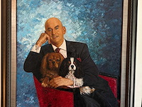 Pim fortuyn met hondjes - martin van bree - afbeelding 10 van  17