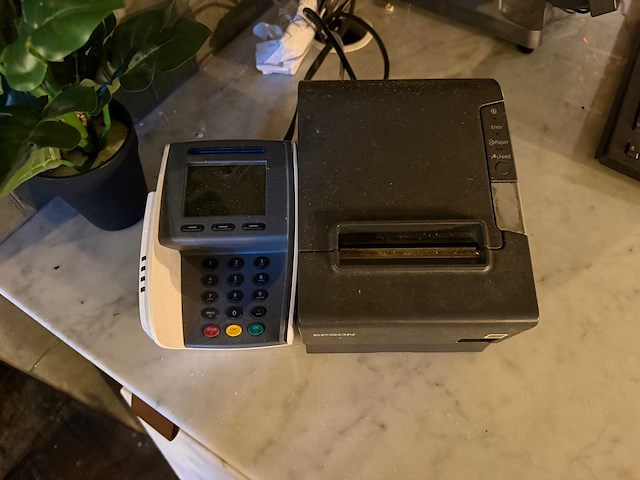 Pin terminal met bonnenprinter - afbeelding 1 van  3
