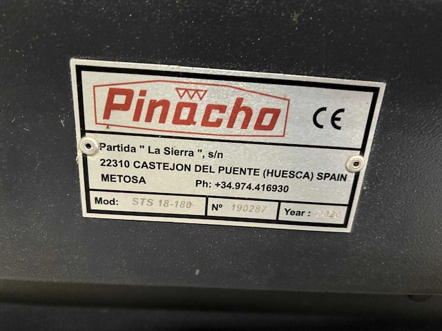 Pinacho - 2020 - sts 18-180 - cnc-draaibank - afbeelding 10 van  13