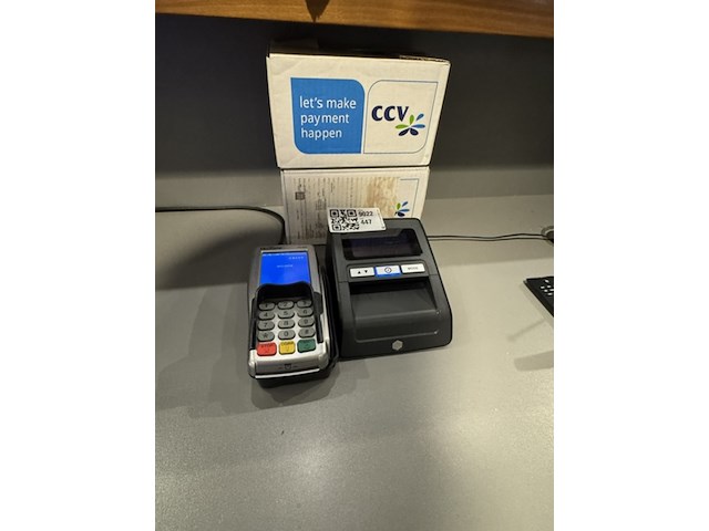 Pinautomaat en geldtester verifone, vx820 - afbeelding 1 van  3