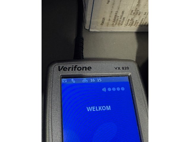 Pinautomaat en geldtester verifone, vx820 - afbeelding 2 van  3