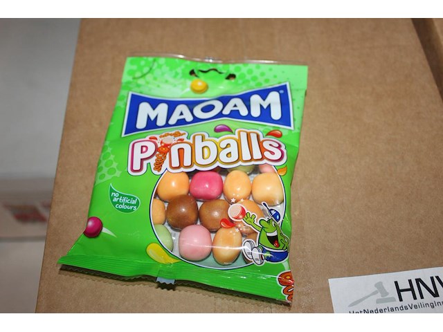 Pinballs maoam in 8 overdozen met 28 zakjes a 70 g. tht 7-2026. - afbeelding 1 van  2