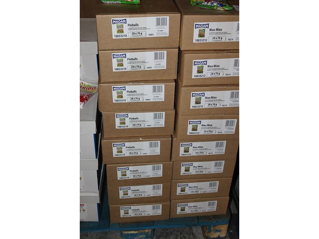 Pinballs maoam in 8 overdozen met 28 zakjes a 70 g. tht 7-2026. - afbeelding 2 van  2