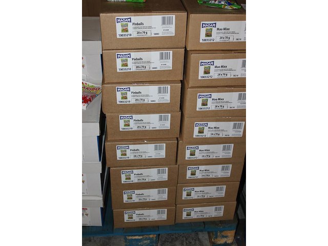 Pinballs maoam in 8 overdozen met 28 zakjes a 70 g. tht 7-2026. - afbeelding 2 van  2