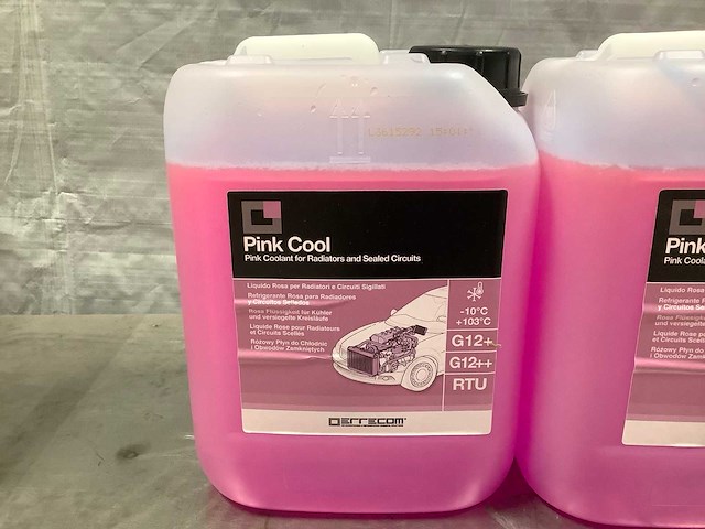 Pink cool koelvloeistof voor radiator 5l (4x) - afbeelding 2 van  3
