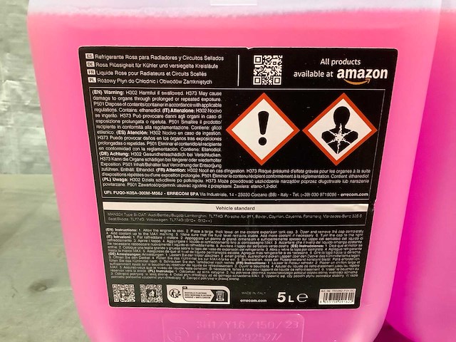 Pink cool koelvloeistof voor radiator 5l (4x) - afbeelding 3 van  3