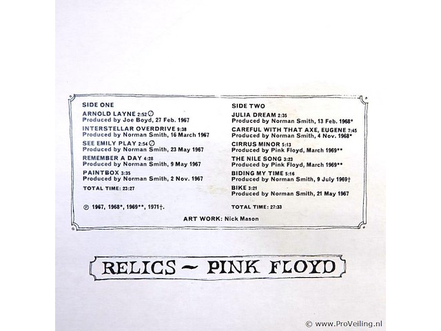 Pink floyd - afbeelding 3 van  5