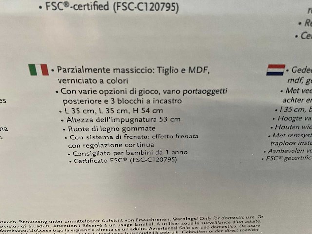 Pinolino - activity loopwagen ‘titus’ - kiddy ride - afbeelding 10 van  20