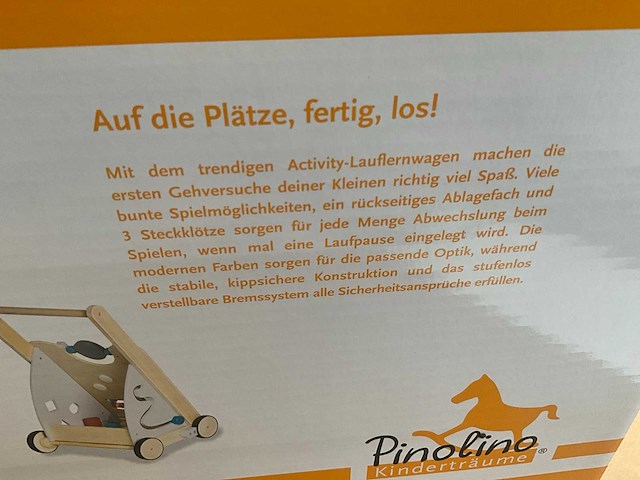 Pinolino - activity loopwagen ‘titus’ - kiddy ride - afbeelding 5 van  18