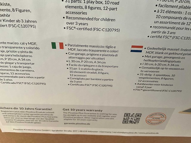 Pinolino - houten politie bureau - gordon - afbeelding 3 van  17