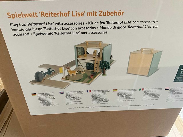 Pinolino - manege paardenstal ‘reiterhof lise’ met accessoires - afbeelding 3 van  19