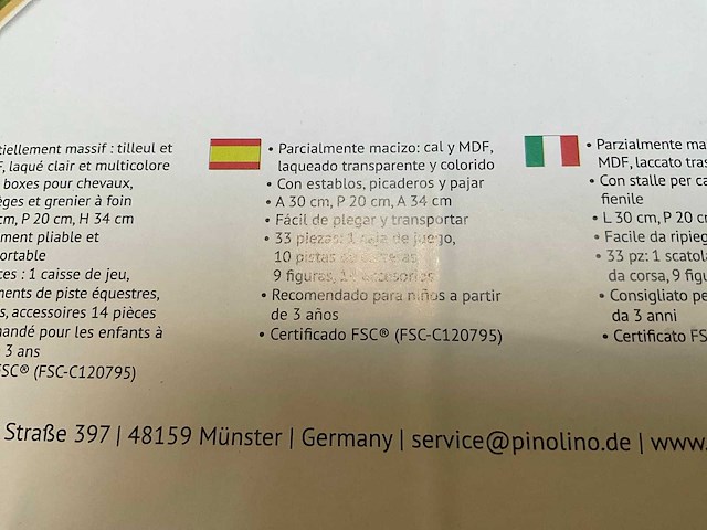 Pinolino - manege paardenstal ‘reiterhof lise’ met accessoires - afbeelding 6 van  19