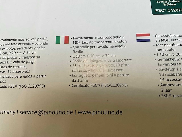 Pinolino - manege paardenstal ‘reiterhof lise’ met accessoires - afbeelding 5 van  19