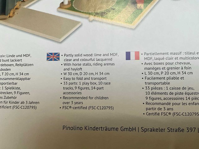 Pinolino - manege paardenstal ‘reiterhof lise’ met accessoires - afbeelding 4 van  15