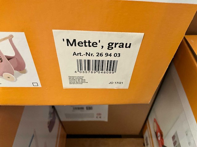 Pinolino - poppenwagen - mette grijs - loopwagen - afbeelding 2 van  2