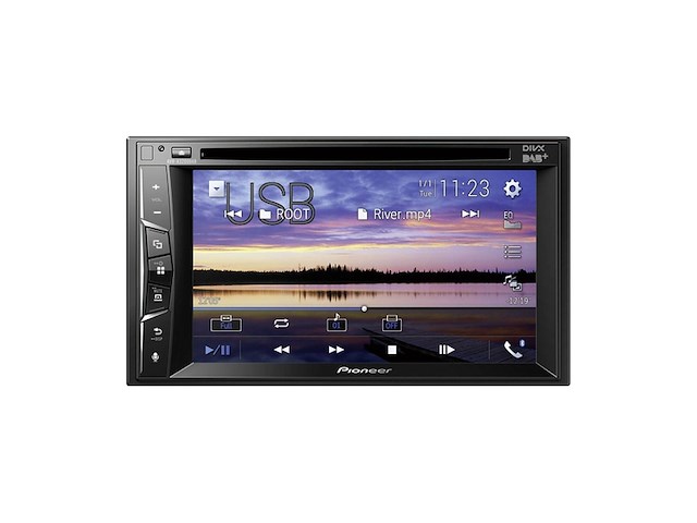 Pioneer avh-a3200dab 2-din-multimediaspeler 6,2-inch zwart - afbeelding 3 van  5
