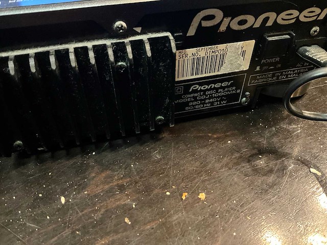 Pioneer cdj-1000 mk2 digitale draaitafels (3x) - afbeelding 8 van  10