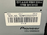 Pioneer cdj 2000nxs dj-gear - afbeelding 5 van  9