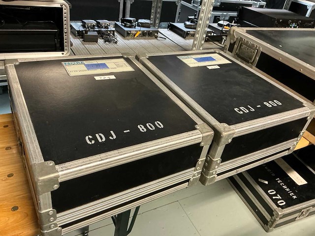 Pioneer cdj800mkii dj-gear (2x) - afbeelding 2 van  12