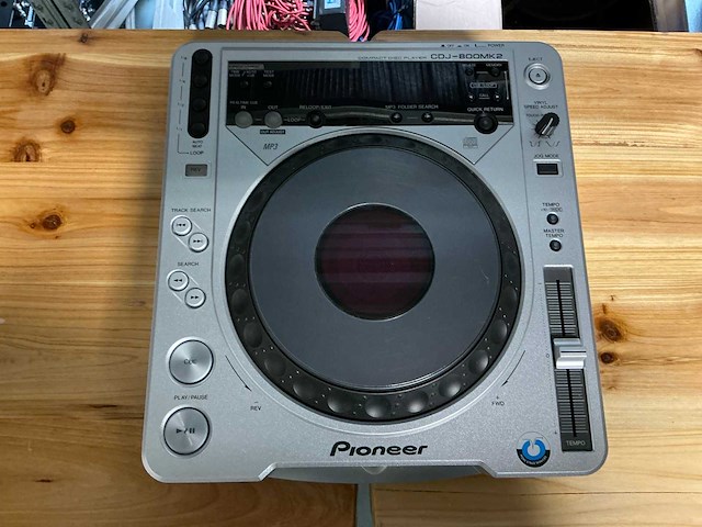 Pioneer cdj800mkii dj-gear (2x) - afbeelding 6 van  12