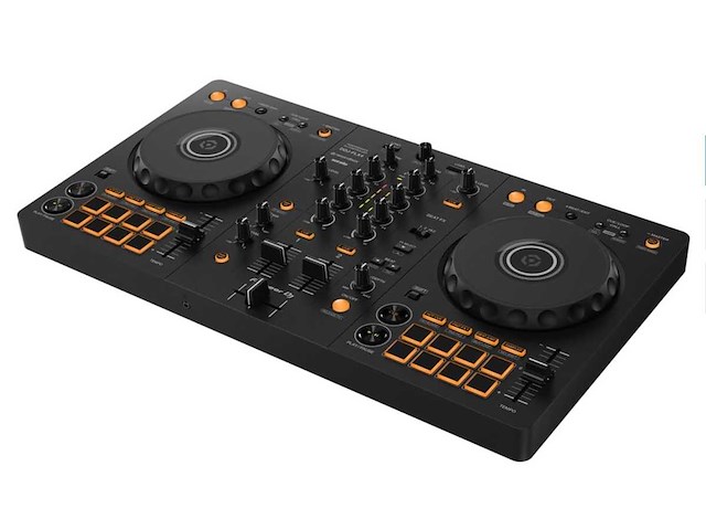 Pioneer dj ddj-flx4 2-deck rekordbox en serato dj controller - grafiet - afbeelding 2 van  3