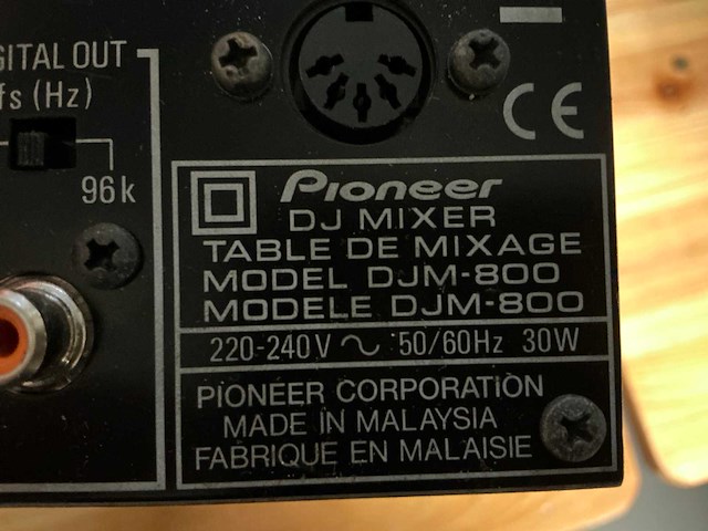 Pioneer djm800 dj mixer - afbeelding 9 van  10