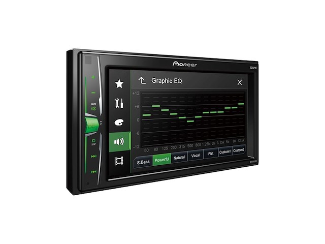 Pioneer mvh-a100v autoradio zwart - afbeelding 2 van  3