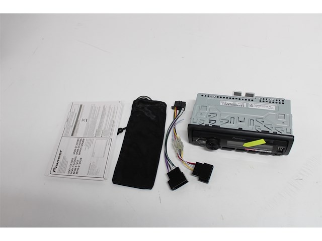 Pioneer mvh s120uba autoradio enkel din zwart/amber - afbeelding 2 van  3