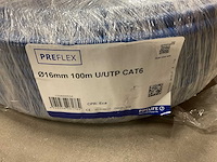 Pipelife u/utp cat6 preflex 16mm rol á 100m voorbedraade flexibele buis - afbeelding 2 van  2