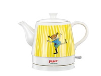 Pippi langkous keramische waterkoker retro