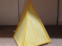 Piramide lamp e 27 vitting hoog 45 cm aantal 1 stuks. - afbeelding 1 van  5