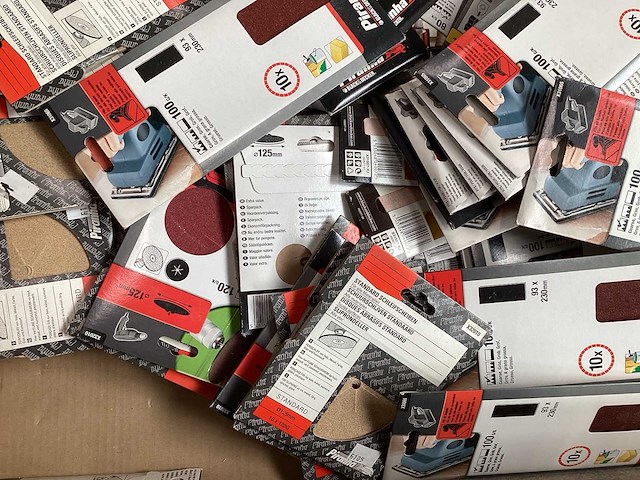 Piranha mix kavel schuurpapier voor schuurmachines (160x) - afbeelding 2 van  5