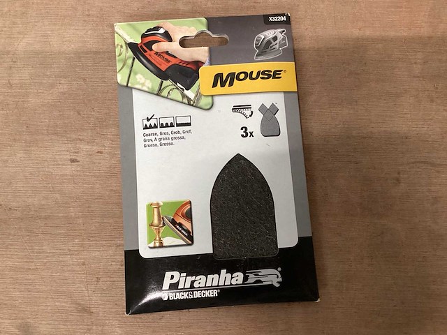 Piranha polijstgaas voor mouse schuurmachines (46x) - afbeelding 1 van  4