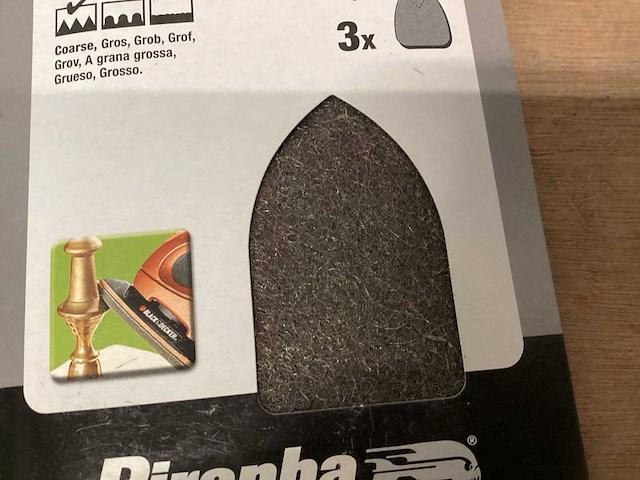 Piranha polijstgaas voor mouse schuurmachines (46x) - afbeelding 2 van  4